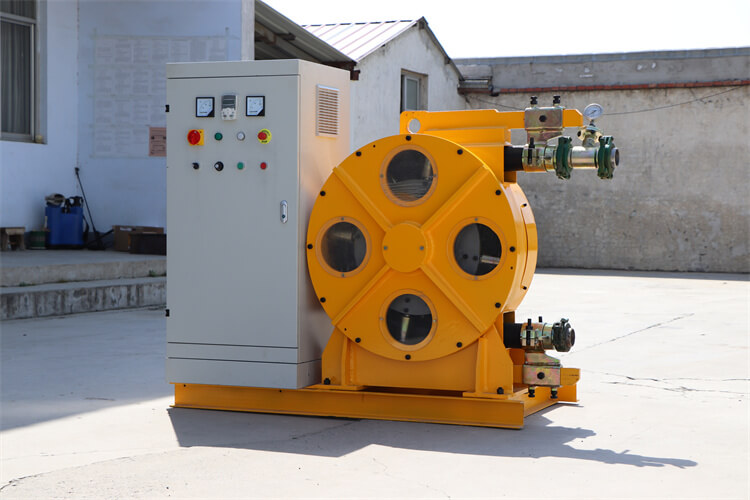 pumping food waste hose pump