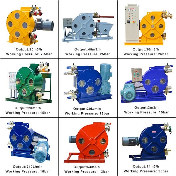 industrial squeeze hose pump