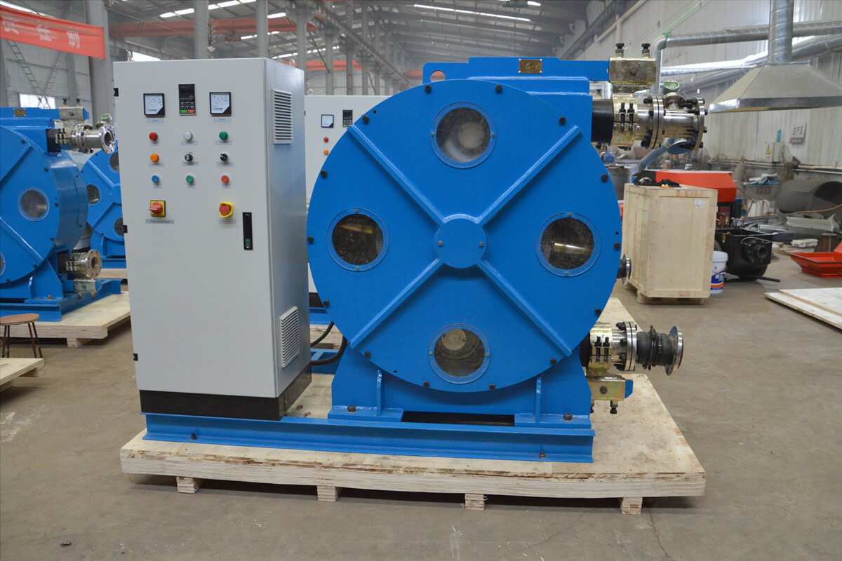 heavy duty squeeze hose pump