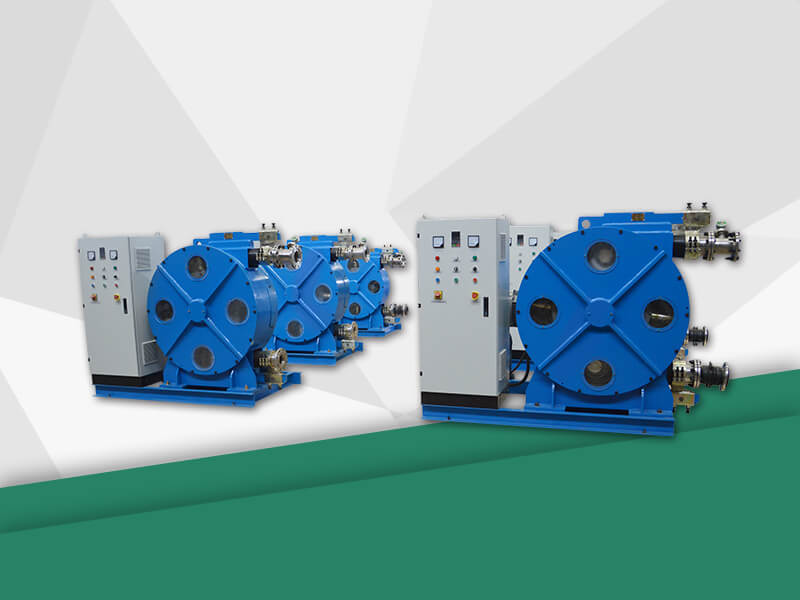 heavy duty squeeze hose pump