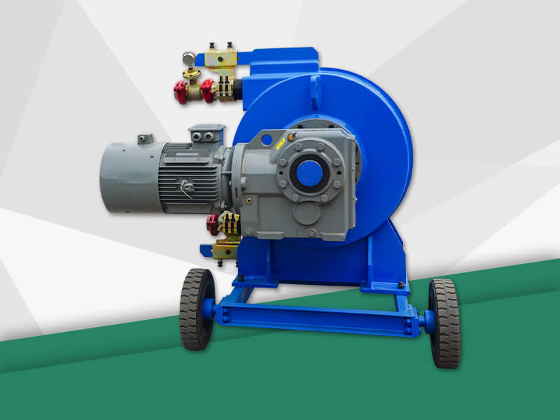 Peristaltic hose pump for foam concrete