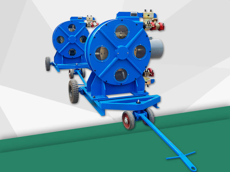 squeeze hose pump for pumping foam concrete